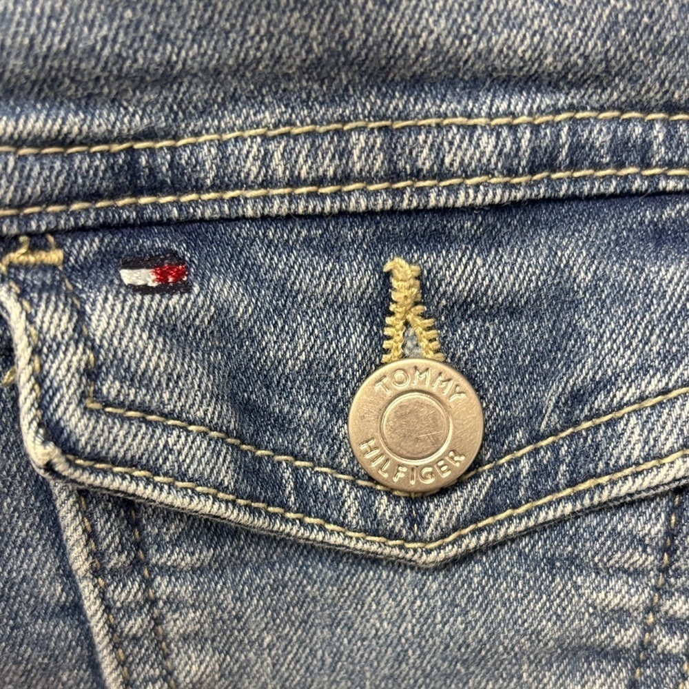 Tommy Hilfiger Classic Blue Jean Jacket, Girl’s Lg (12/14yo). Excellent Cndtn. - Picture 3 of 14